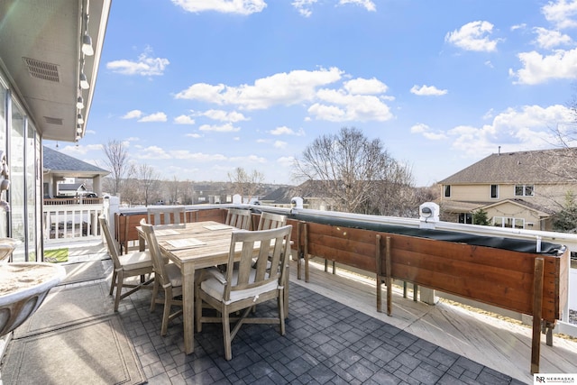 view of patio / terrace with outdoor dining space