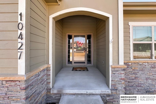 view of entrance to property