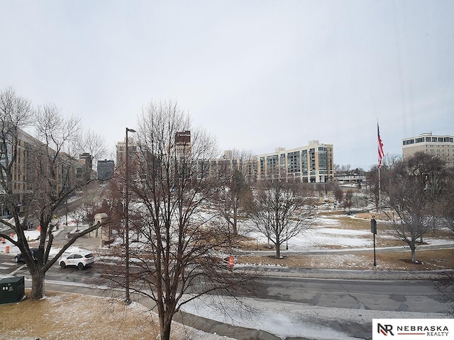 exterior space featuring uncovered parking