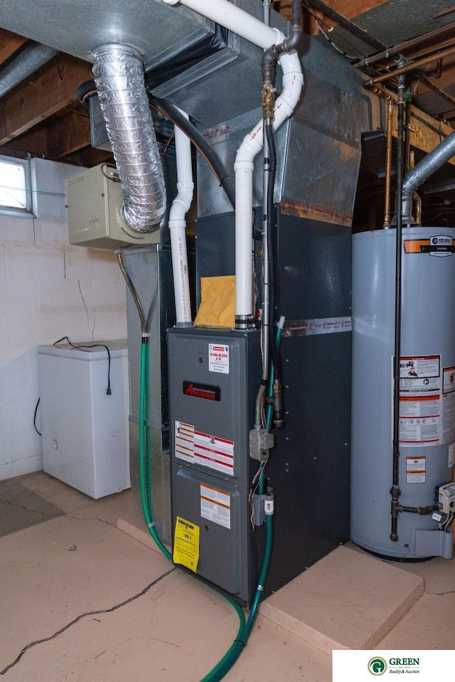 utilities with water heater