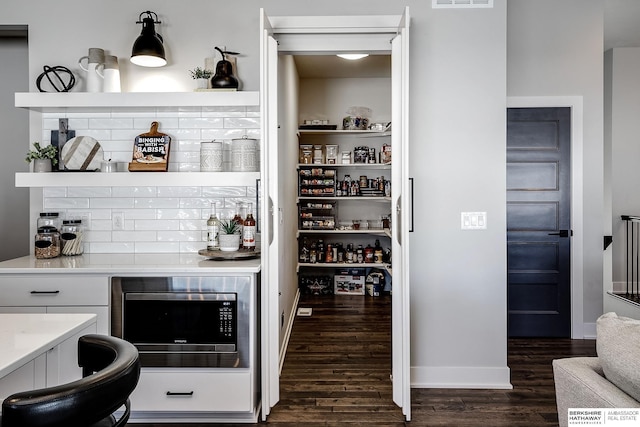 storage area featuring visible vents