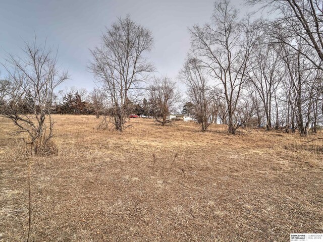 view of yard featuring a rural view