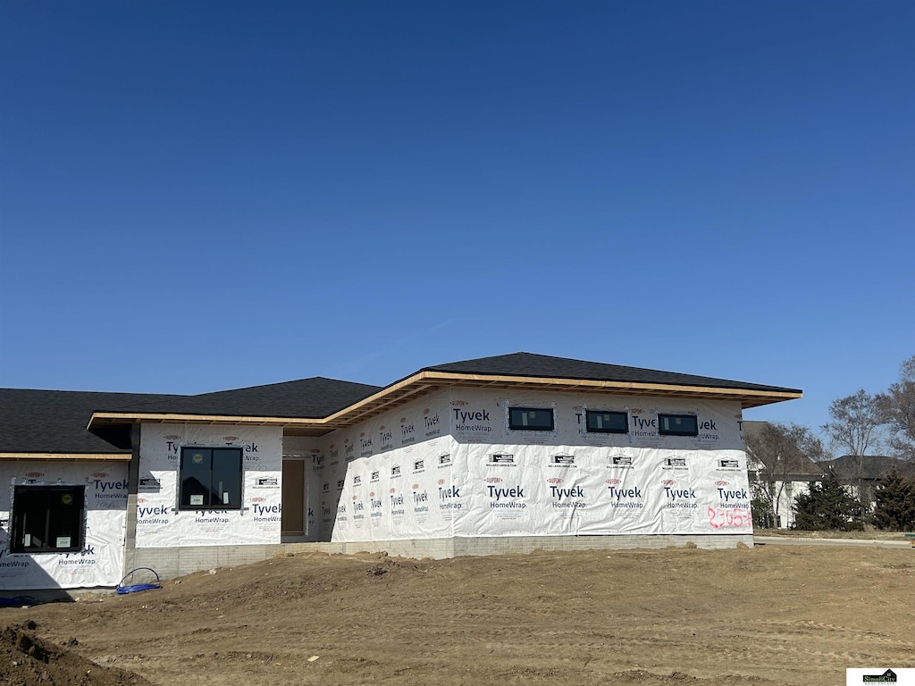 view of property under construction