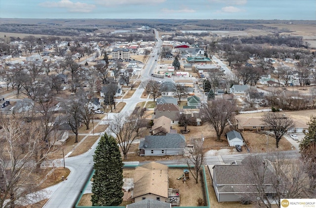 aerial view featuring a residential view