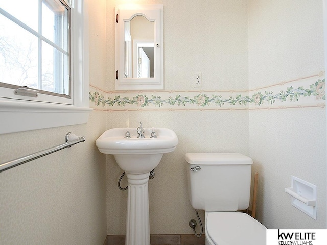 half bath with toilet