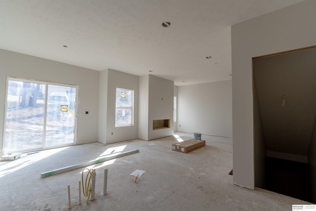 view of unfurnished living room