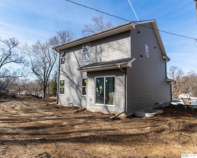 view of back of property