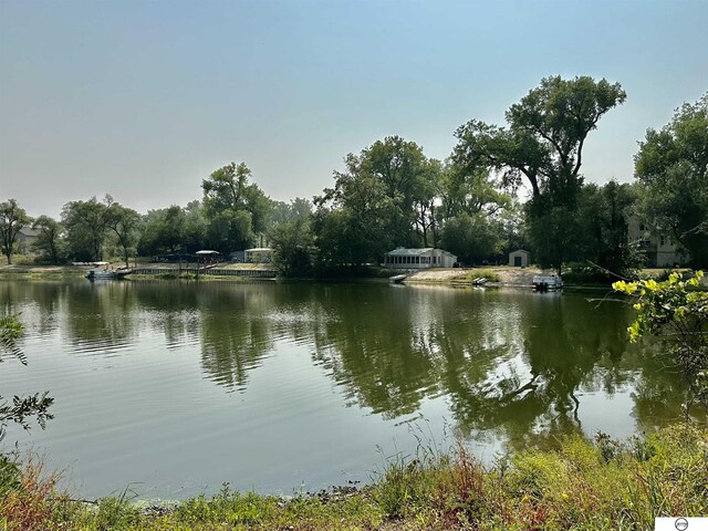 view of water feature