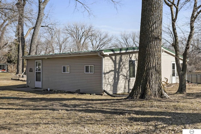 view of rear view of property