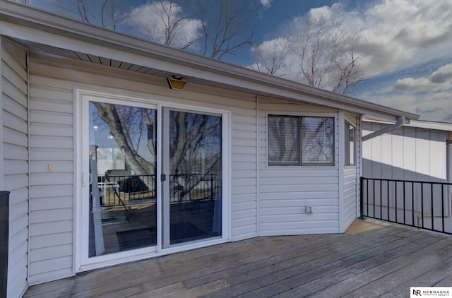 10230 Weir St, Ralston, NE 68127 - view of deck