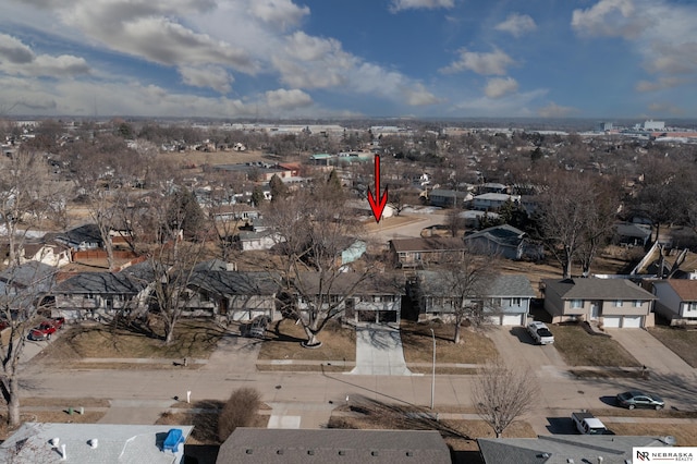 10230 Weir St, Ralston, NE 68127 - drone / aerial view featuring a residential view