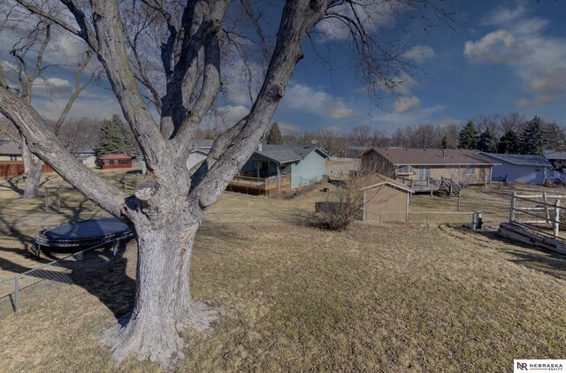10230 Weir St, Ralston, NE 68127 - view of yard featuring a residential view and fence