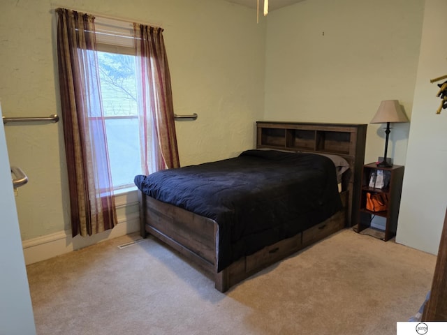 bedroom featuring carpet floors