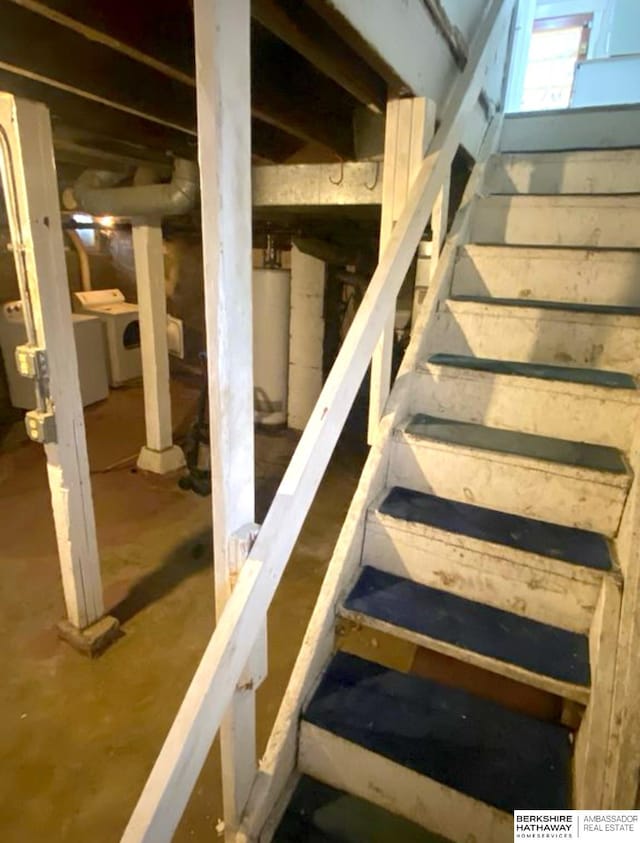 view of stairs