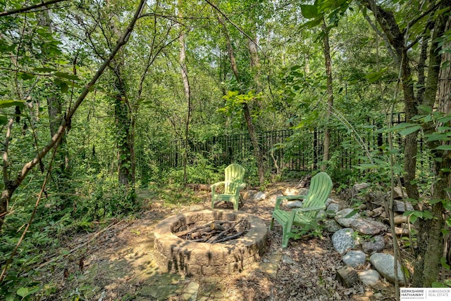 view of nature with a forest view