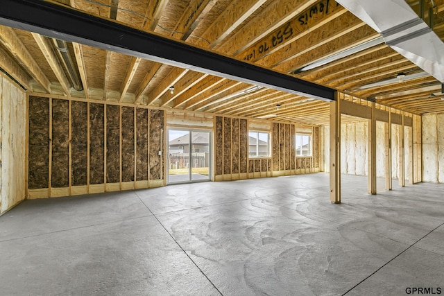 miscellaneous room featuring concrete floors