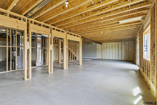 view of basement