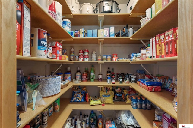 view of pantry