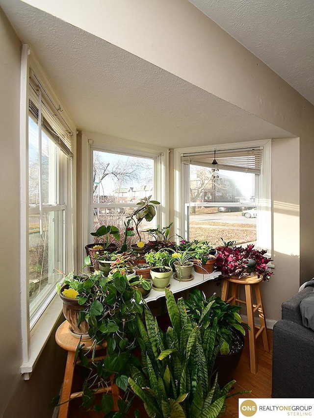 sunroom / solarium with a healthy amount of sunlight