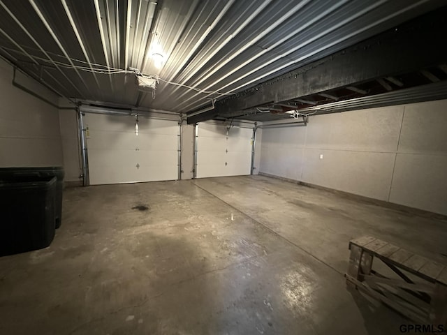108 S Quince Ave, Dewitt, NE 68341 - garage with a garage door opener