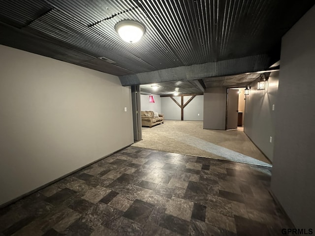 108 S Quince Ave, Dewitt, NE 68341 - finished below grade area with stone finish flooring