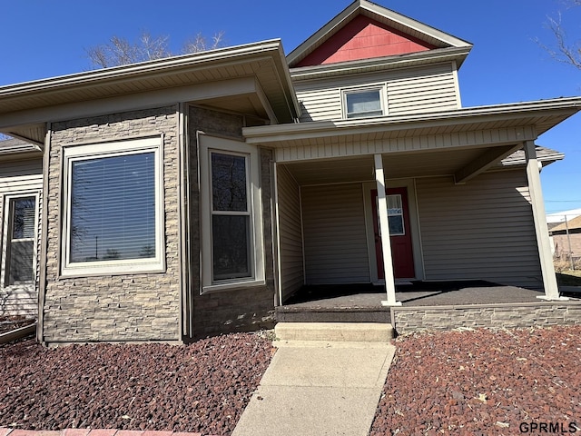 108 S Quince Ave, Dewitt, NE 68341 - entrance to property featuring a porch