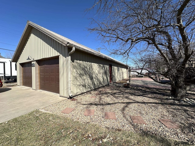 108 S Quince Ave, Dewitt, NE 68341 - exterior space with a garage and an outdoor structure