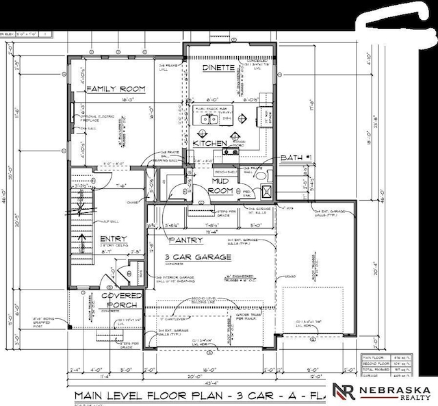 17547 Potter St, Bennington, NE 68007 - floor plan