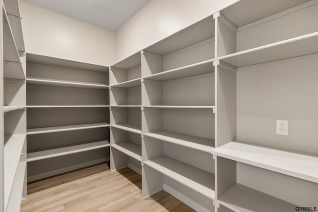 view of storage area