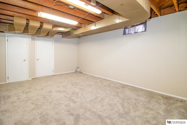 1465 Grant St, Blair, NE 68008 - basement with carpet