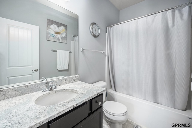 16604 Weber St, Bennington, NE 68007 - full bath featuring toilet, shower / bath combo, and vanity
