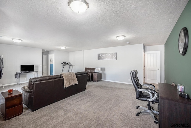 16604 Weber St, Bennington, NE 68007 - office space featuring baseboards, carpet floors, and a textured ceiling