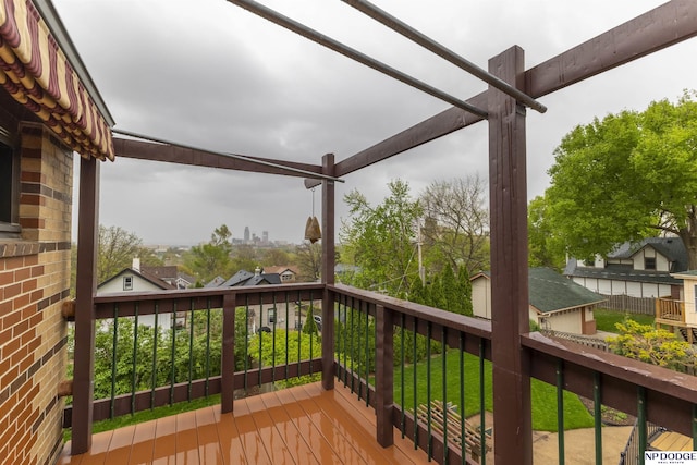 view of deck