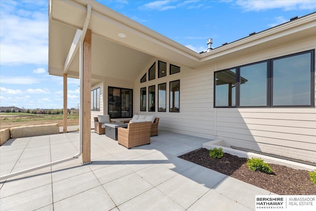 view of patio / terrace featuring outdoor lounge area