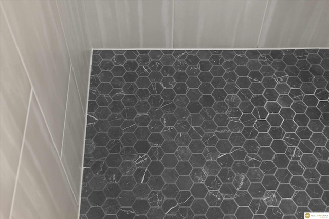 interior details featuring tiled shower