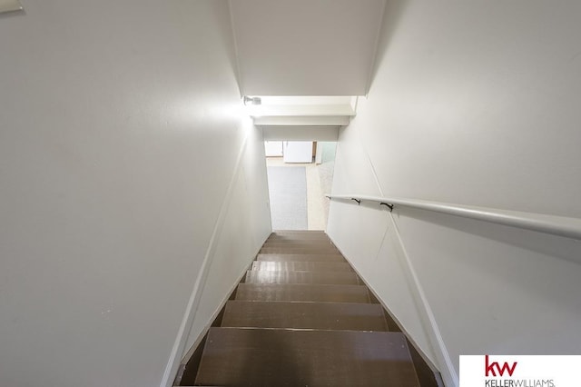 view of stairway