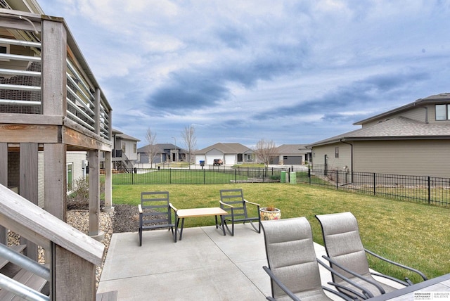 8914 N 171st St, Bennington, NE 68007 - view of patio featuring a residential view