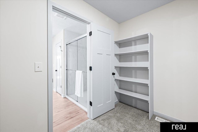 interior space featuring visible vents