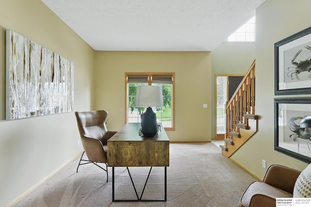 6520 N 157th St, Omaha, NE 68116 - carpeted home office with healthy amount of natural light