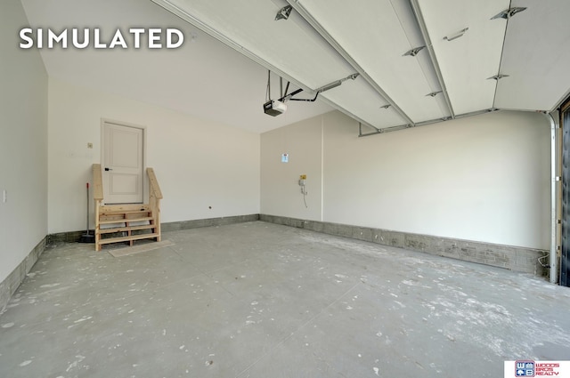 10551 Majestic Ln, Lincoln, NE 68527 - garage featuring a garage door opener