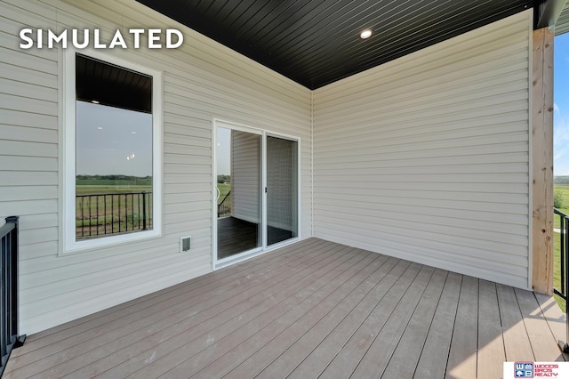 10551 Majestic Ln, Lincoln, NE 68527 - view of wooden terrace
