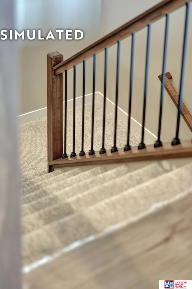 10551 Majestic Ln, Lincoln, NE 68527 - view of stairway