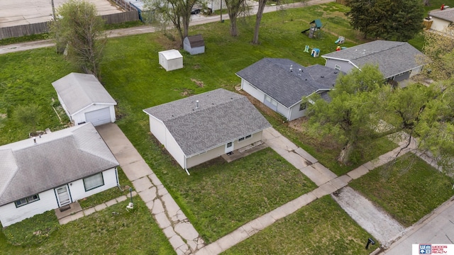 drone / aerial view