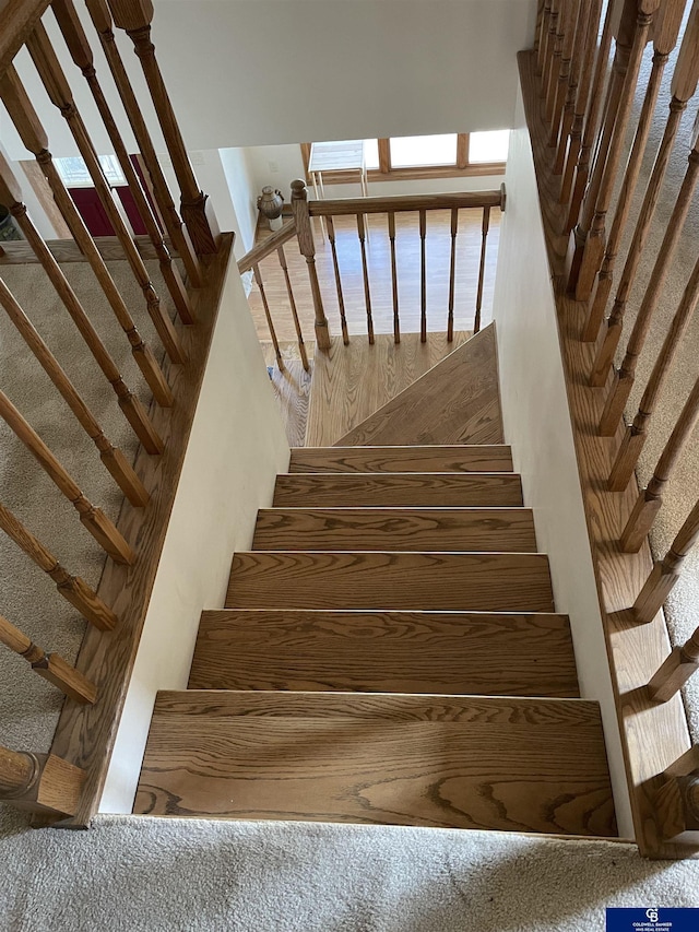 view of stairs