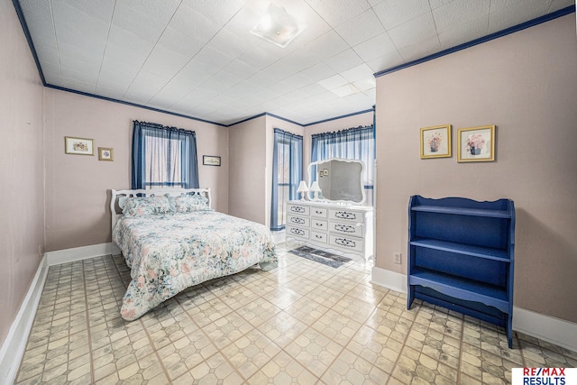 2860 335th St, Logan, IA 51546 - bedroom with crown molding, baseboards, and multiple windows