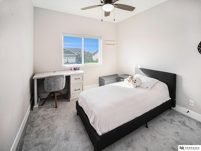 11731 N 144th St, Waverly, NE 68462 - bedroom with light colored carpet, baseboards, and a desk