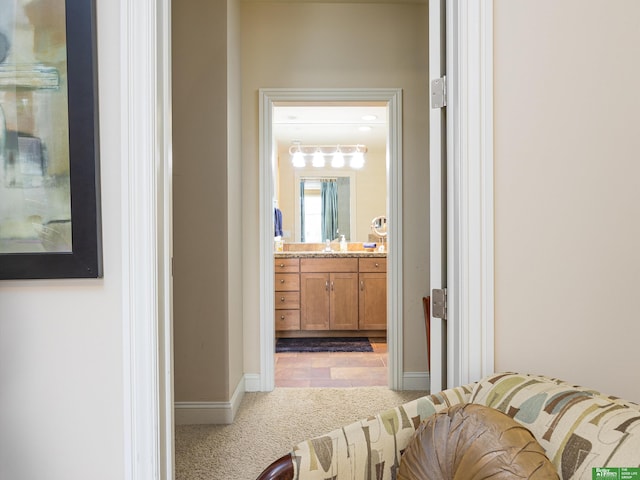 210 S 16th St Unit 901, Omaha, NE 68102 - hall featuring light colored carpet and baseboards