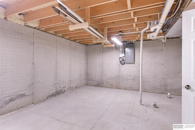 2857 Ravae Ln, Blair, NE 68008 - unfinished below grade area featuring electric panel