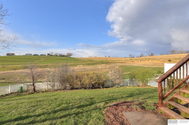 2857 Ravae Ln, Blair, NE 68008 - view of yard featuring a rural view and fence