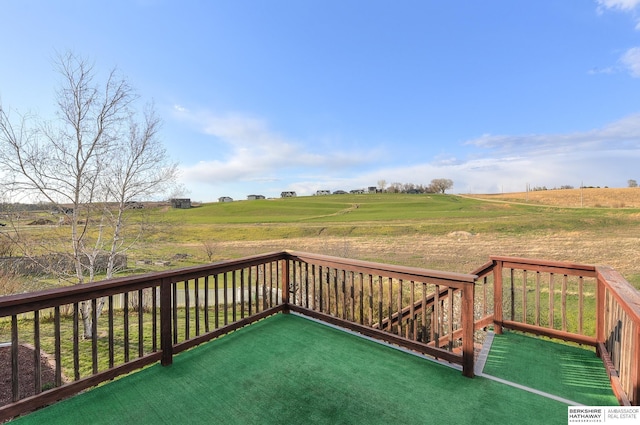 2857 Ravae Ln, Blair, NE 68008 - deck featuring a rural view